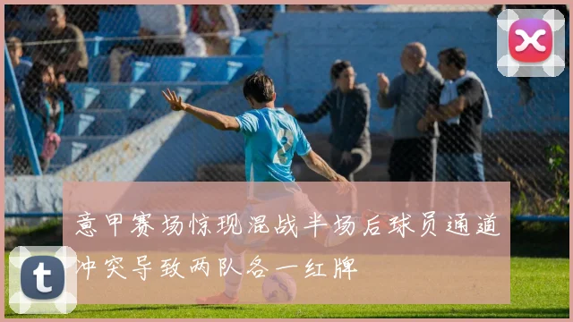 意甲赛场惊现混战半场后球员通道冲突导致两队各一红牌